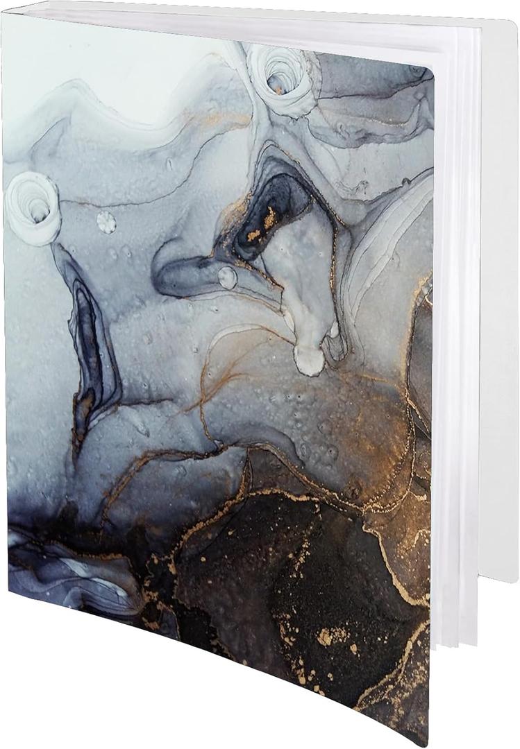 Binder with Plastic Sleeves Folder with Plastic Sleeves 30- Pocket Presentation Books 8.5x11 Display 60 Pages,Portfolio Folder with 8.5x11 Sheet Protectors for Documents,Music Folder (Black-1090)