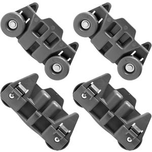 Upgraded W10195416V W10195416 Dishwasher Wheels Lower Rack for Kitchenaid Dishwasher Rack Wheels Whirlpool Maytag Kenmore Dishwasher Rack Parts AP5983730, PS11722152 Replacement Dishwasher Wheels