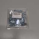 PAGOW 60 Pcs Self-Drilling Anchors, 3 Sizes Anchors and Screws for Heavy Duty, Metal Screw Anchors Kit, No Drill and Holes in Wall (Silver, 1.18"+1.37"+1.77")