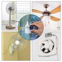 uxcell Ceiling Fan Capacitor CBB61 7uF 250V AC 2 Wires Metallized Polypropylene Film Capacitor 47x29x18mm for Electric Fan Pump Motor Generator 3Pcs