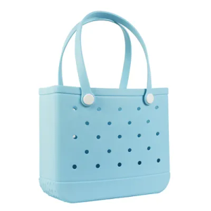 Lightweight Extra large Rubber Beach Bag Small mini Tote Bag for Gym Waterproof medium Open Handbag for Pool Sports