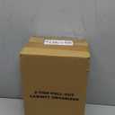 Delamu 2-Tier Multi-Purpose Bathroom Under Sink Organizers and Storage, Stackable Kitchen Pantry Organization, Pull Out Medicine Cabinet Organizer with Movable Dividers, White, 2 Pack