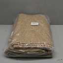 Braided Area Rug 5x7 Ft Washable Rugs for Living Room Non Slip Bedroom Rugs Dining Room Rug Cotton Living Room Woven Floor Carpet for Nursery Playroom, Orange/Tan/Brown