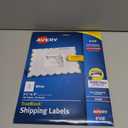 Avery Printable Shipping Labels with Sure Feed, 3.5" x 5", White, 100 Blank Mailing Labels (8168)