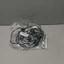 Kanayu 18 ft Christmas Light Extension Cord with SPT-1 Male and Female Plug Green Electrical Wire with 7 Vampire Plugs for Indoor Outdoor Christmas Lighting