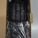 Cisily Black Sponge Holder for Kitchen Sink, Sink Caddy Organizer with High Brush Holder, Kitchen Countertop Organizers and Storage Essentials, Rustproof 304 Stainless Steel, Soap Dispenser Organize