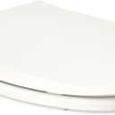 KOHLER 4636-RL-96 Cachet ReadyLatch Elongated Toilet Seat Slow Close Soft Close, Toilet Seat Quiet Lid, Contoured Grip-Tight Bumpers Installation Hardware, Apartment Essentials, Biscuit