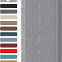 Ophanie Kitchen Mats for Floor, 3/4 inch Thick, 17x28 Anti Fatigue Cushioned Mat, Kitchen Rugs, Waterproof, Comfort Ergonomic Standing Mat for Office, Home, Sink, Grey Non-Slip Ridged Bottom