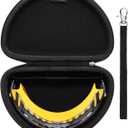 LTGEM Safety Glasses Case for Dewalt DPG82/DPG82-11/DPG82-11C/DPG82-11D/DPG82-21/DPG82-21C/DPG82-21D/DPG84 (Case Only) (3.black)