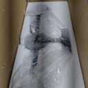 Bathroom Vanity Light Fixtures: 3-Light Black Vanity Lights for Bathroom Over Mirror, Farmhouse Wall Sconce Lighting with Frosted Milky Glass for Kitchen (Exclude Bulb)