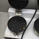 Dyna-Living Waffle Maker 2400W Double Waffle Iron Maker Restaurant Non-stick Round Waffle Machine Commercial Waffle Maker Large Waffle Machine for Hotel, Thicken Stainless Steel