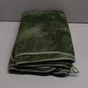 REDKISS 6-Piece Bath Towel Set - 2 Washcloths, 2 Hand Towels, 2 Bath Towels | Ultra-Fiber Coral Fleece, Super Absorbent, No Lint & No Fading | Perfect for Bathroom, Spa, Gym | Family -Olive Green