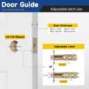 Keyed Entry Door Knob with Lock and Key, Exterior and Interior Door Lock for Bedroom, Entry Door Handle for Front DoorSatin Nickel (1 Pack)