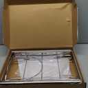 Pull Out Trash Can Under Cabinet & Under Sink - Heavy Duty Sliding Adjustable Cabinet Garbage Can Organizer, Requires Minimum Cabinets Opening 13" W X 18" D,Chrome Finish (Waste Bin Not Included), Frame Only