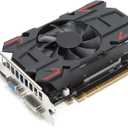 Cuifati HD6770 Gaming Graphics Card, 4GB 128Bit DDR5 Computer Video Card PCI Express 2.0, for Chip, 3D API DirectX 12, 1000MHz Video Memory Frequency,