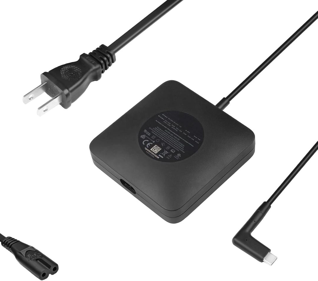 20V 65W Charger Compatible with Peloton Bike Plus PLTN-TTR01 PL-02 USB-C Power Adapter(JUYOON 65W Charger not Compatible with Peloton Bike 12V Power Cord) with 6 Foot Long Power Cable