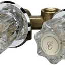 HOMEWERKS WORLDWIDE 3220-15-CH-B Shower Stall Faucet, No Size, Chrome