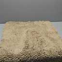 OLANLY Bathroom Rugs 27x44, Extra Soft Absorbent Chenille Bath Rugs, Rubber Backing Quick Dry, Machine Washable Bath Mats for Bathroom Floor, Tub and Shower, Home Decor Accessories, Beige