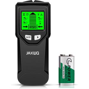 Stud Finder Wall Scanner - 5 in 1 Stud Finder Tool w/Smart Chip and HD LCD Display, Stud Detector Beam Finders for the Center and Edge of Wood AC Wire Metal Studs Joist Pipe (Charcoal)