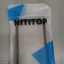 NITITOP Compatible for iPhone 17 Pro Case Vintage Cute Little Polka Dots Pattern for Women Men Girls Boys Full Camera Lens Slim Shockproof Protective Phone Cover - Brown