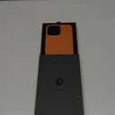 LUCKYCOIN Genuine Leather Phone Case for iPhone 16 Pro Max 6.9 in,Compatible with Magsafe,Leather Basic Cases Cover with Wireless Charging Metal Buttons,Slim Fit Slip Shockproof Protective - TAN (Brown)