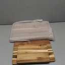 Acacia Wood Cutting Board Set with Juice Groove (3 Pieces), Organic Wooden Cutting Boards for kitchen, Butcher Block Cutting Board for Meat, Vegetable, Wooden Chopping Board 15x10, 12x8, 9x6 inch