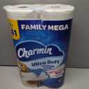 Charmin Ultra Soft Cushiony Touch Toilet Paper, 24 Family Mega Rolls = 123 Regular Rolls (24 Rolls (267 Sheets each))
