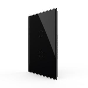 LIVOLO WiFi Touch Wall Switch for Smart Home, Compatible with Alexa & Google Home, Neutral Wire Required, 2 Gang, Tempered Glass Panel, (Black) | Tempered glass panel, 2.4GHz Wi-Fi, no hub required,neutral wire needed, voice/app control, scheduling & timer