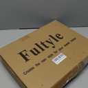 Side Table, Small End Table with Storage Shelf, 2-Tier Small Coffee Tables Living Room for Bedroom, Narrow Spaces (Rustic Brown)