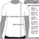 Gym Life Men's American Flag Athletic Performance Short Sleeve Workout T-Shirt, Olive Green (Green, XXXL)