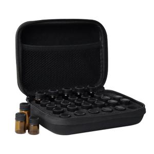 Essential Oil Storage Holder Organizer Carrying Case, Essential Oils Box Holds 30 Bottles 1ml- 3ml Bottle Travel Storage Organizer Bag for doTERRA & Young Living (Box Only) (Black)
