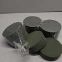 SupKing 8 Pcs Round Floral Foam 4.5", Green Wet Dry Flower Foams Florist Blocks Plant Foam for Craft Artificial and Fresh Flower Arrangements