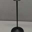 Modern Cordless Table Lamp Set of 1, Portable LED Desk Lamps, 5000mAh Rechargeable Battery Operated Lighting for Bedroom Dining Room Restaurant Coffee Shop Camping Night Light (Black)