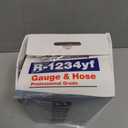 InterDynamics Certified AC Pro Car Air Conditioner R1234YF Refrigerant Gauge and Hose, Reusable AC Recharge Kit, 72 in