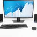 Cyber Acoustics CA-2014 Computer Speakers, Full Stereo Sound, Convenient Controls, Easy Setup