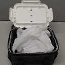 EAST OAK Cordless Electric Lunch Box for Adults, Heated Lunch Box Battery Powered with Automatic Heating, 5.5 Cups Portable Food Warmer with Removable Tray Divider (Green)