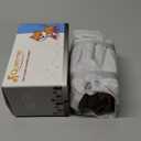 QUMY Dog Shoes for Large Dogs, Medium Dog Boots & Paw Protectors for Winter Snowy Day, Summer Hot Pavement, Water-Resistant in Rainy Weather, Outdoor Walking, Indoor Hardfloors Skid-Resistant Sole (Size 1: 1.8''x2.3''(W*L) (Pack of 4))