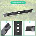 Lawn Mower Mulching Blade for 21" Deck Compatible with Hus-qvarna Crafts-man AYP Pou-LAN Lawn Tractor, Replaces 165833, 175064, 176135, 189028, 406712, 532406712, 532175064, 331737B, 2 Pack