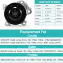 AULINK AW6351 Water Pump OE Replacement For (2ZR-FE Engine 1.8L) 2009-2019 Toyota Corolla,2009-2014 Matrix,2008-2014 Scion xD,2009-2010 Pontiac Vibe