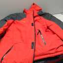 TACVASEN Men's Winter Skiing Jackets Water Resistant Fleece Coats Insulated Thermal Snowboard Jacket Parka Raincoat with Hood (Large, #215 Red)