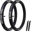 [2-Pack] Heavy Duty - 12"/14"/16"/18"/20" | Kids Bikes Inner Tubes Replacements for Kids Bikes -3.50mm Thick for RoyalBaby, JOYSTAR, Dynacraft and More!