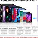 Stylus Pen for iPad 2018-2025 with Palm Rejection,Faster Charge,Tilt Sensitivity iPad Pencil Compatible with A16/10th/9th/8th/7th/6th,Pro 11/13in (M4),Air M3/M2/5th/4th,Pro 11/12.9in,Mini 6/5 (Purple)