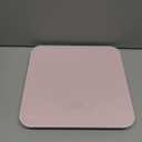 Ovutek Bathroom Scale for Body Weight, Highly Accurate Digital Weighing Machine for People, Upgraded Batteries Included, Compact Size, LED Display, High Standards Sturdy Tempered Glass, 400lb, Pink