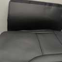 Huidasource Leather Car Seat Covers Full Set, Full Coverage Universal Fit for Most Cars SUVs Trucks, Easy Install with Velcro, Airbag Compatible, Retains Seat Functions & Cupholders, Black & Gray
