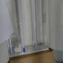 FUKANG Kitchen Wrap Organizer, Foil and Plastic Wrap Organizer 3 in 1 with Sliding Cutter, Acrylic Wrap Dispenser for Drawer or Wall Mount, Fits 12 Inch Rolls