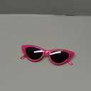 livho Retro Vintage Narrow Cat Eye Sunglasses for Women Clout Goggles Plastic Frame
