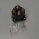 Dump Trailer Solenoid 12V 4 Terminal, Replacement for Intermittent Duty Solenoid Relay 100 AMP Replace Monarch Bucher SAZ4201GJ 07522 391-2-C 070009 190107 KTI Unit