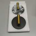 24 Inch Battery Operated Wall Sconce Set of 2, Dimmable Battery Sconces with Remote Control, 8000 mAh Rechargeable Sconces, 350 Rotate Modern LED Lights for Bedroom, Living Room, Black Gold