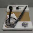 Led Desk Lamp for Office Home - Eye Caring Architect lamp with Clamp,Dual Screen Computer Monitor Work Smart Light: 24W 5 Color Flexible Adjustable Lighting Table Lamp for Study Drafting (Black)