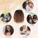 Callia Faux Locs Crochet Hair 14 Inch 8 Packs Goddess Locs Crochet Hair for Black Women Pre Looped Locs Crochet Hair, Crochet Faux Locs with Curly Ends T1B/30/27